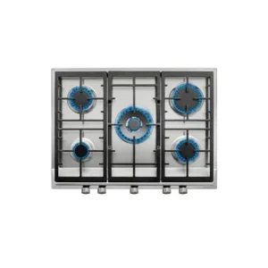 Luminária para Escritório Placa Gás Teka EX 70 1 5G AI AL DR NAT | Gás Autêntico | 68 cm | 5 Zonas | ço inoxidável