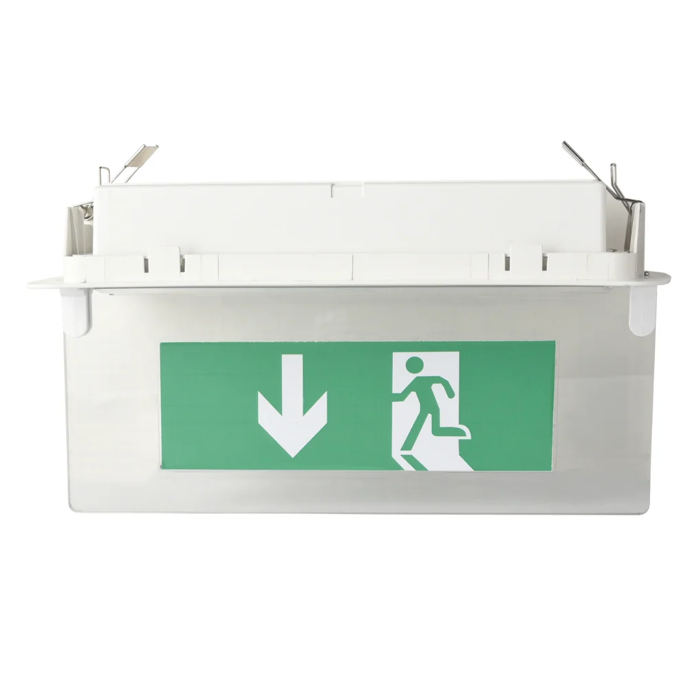 Placa Específica P/ Luz de Emergência TM507 C/ Autocolante com Sistema de Suspensão