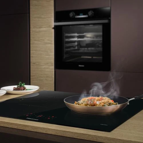 Placa de Indução Hisense HI6401BSC | Elétrica | 59.5 cm | 4 Zonas | Preto