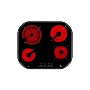 Placa de Vitrocerâmica Teka TC6400 | Elétrica | 59 cm | 4 Zonas | Preto com Grau de Proteção IP65