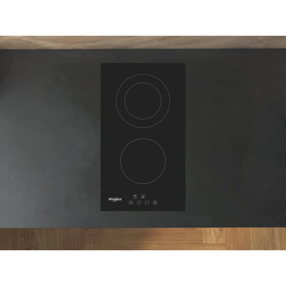 Placa Whirlpool WRD-6030-B | 2 queimadores, Vidro, 2900W
