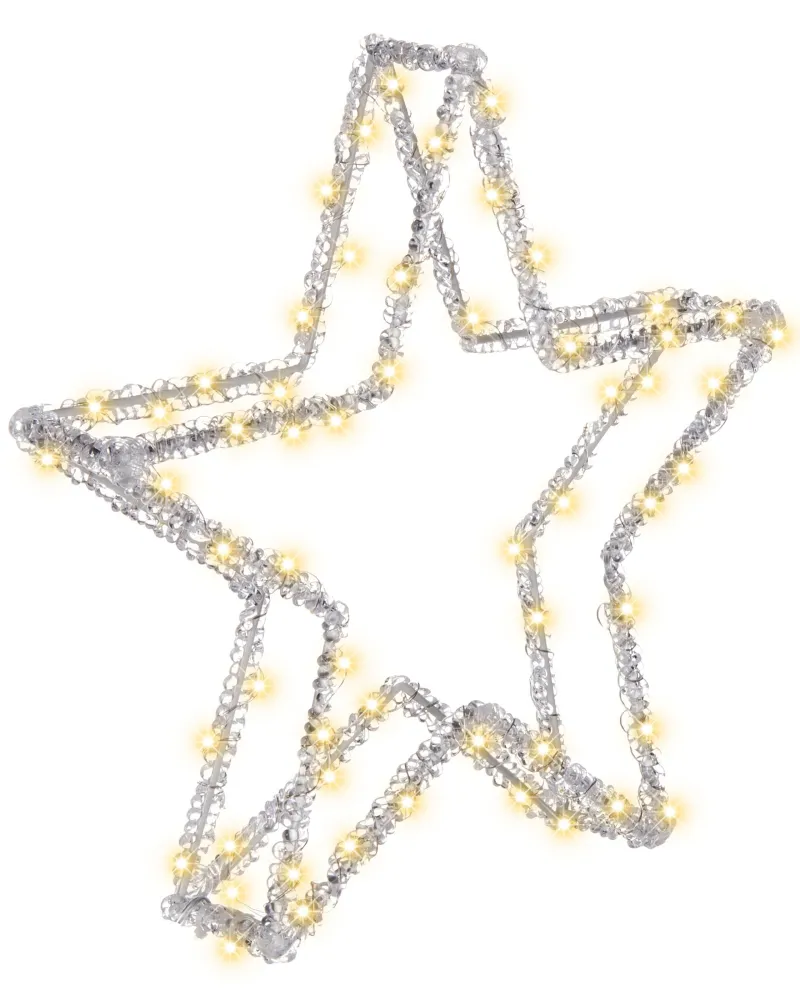 Outdoor LED Decoration Star 31 cm Branco SIMO com Grau de Proteção IP67