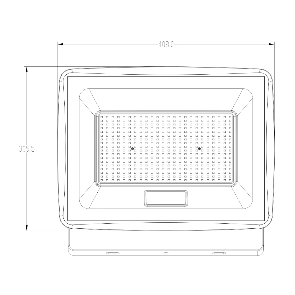 Projetor Exterior FL7 Preto 300W 27000lm IP65 LED7 para Jardim e Quintal