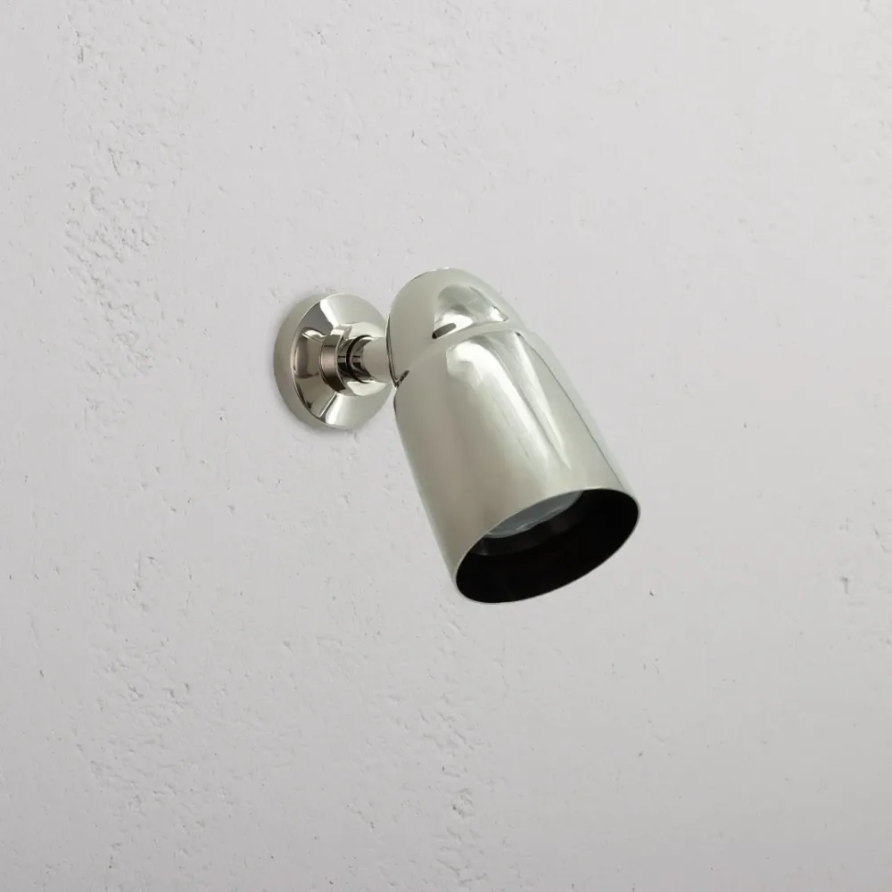 Projetor de superfície Ealing – Níquel Polido Instalação sem Fio