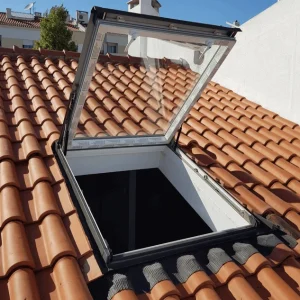 Refletor LED Solar Janela de Sótão em PVC | Abertura Projetante IGKV