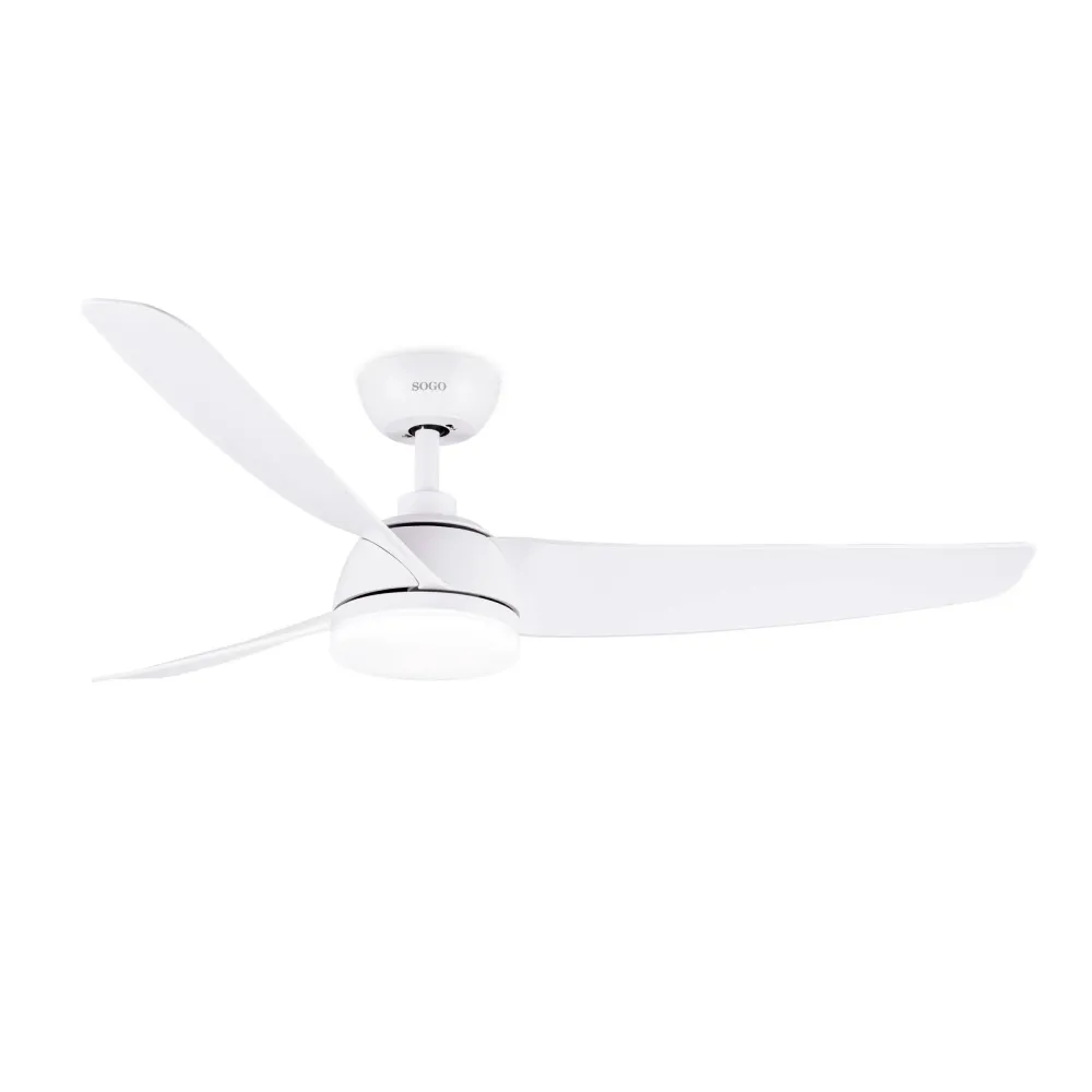Ventilador de Teto Moderno Ventoinha de Teto Sogo VENSS21835 | 132cm, 6 velocidades, LED
